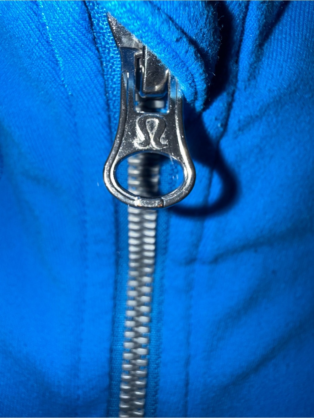 lululemon athletica Bright Blue Zip-Up Bomber Jacket - Picture 2 of 5